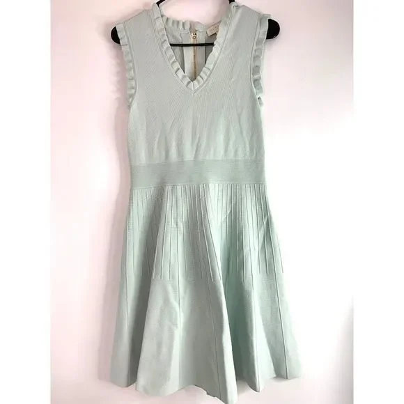 Ted Baker Riaan Mint Green Sweater Skater Dress Sz 8-10 M NWOT Pintelle 6154 Dresses Ted Baker Riaan Mint Green Sweater Skater Dress Sz 8-10 M NWOT Pintelle 6154 Dresses